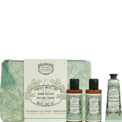 Trousse de voyage jasmin précieux Panier des Sens - les 3 pièces