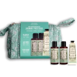 Trousse de voyage Jasmin précieux Panier des Sens - les 4 pièces