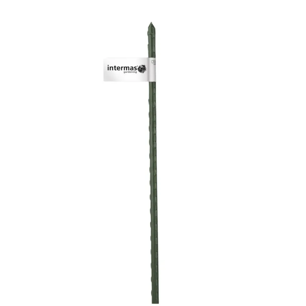 Tuteur acier plastifié coloris vert Ø 8 mm x 0,90 m