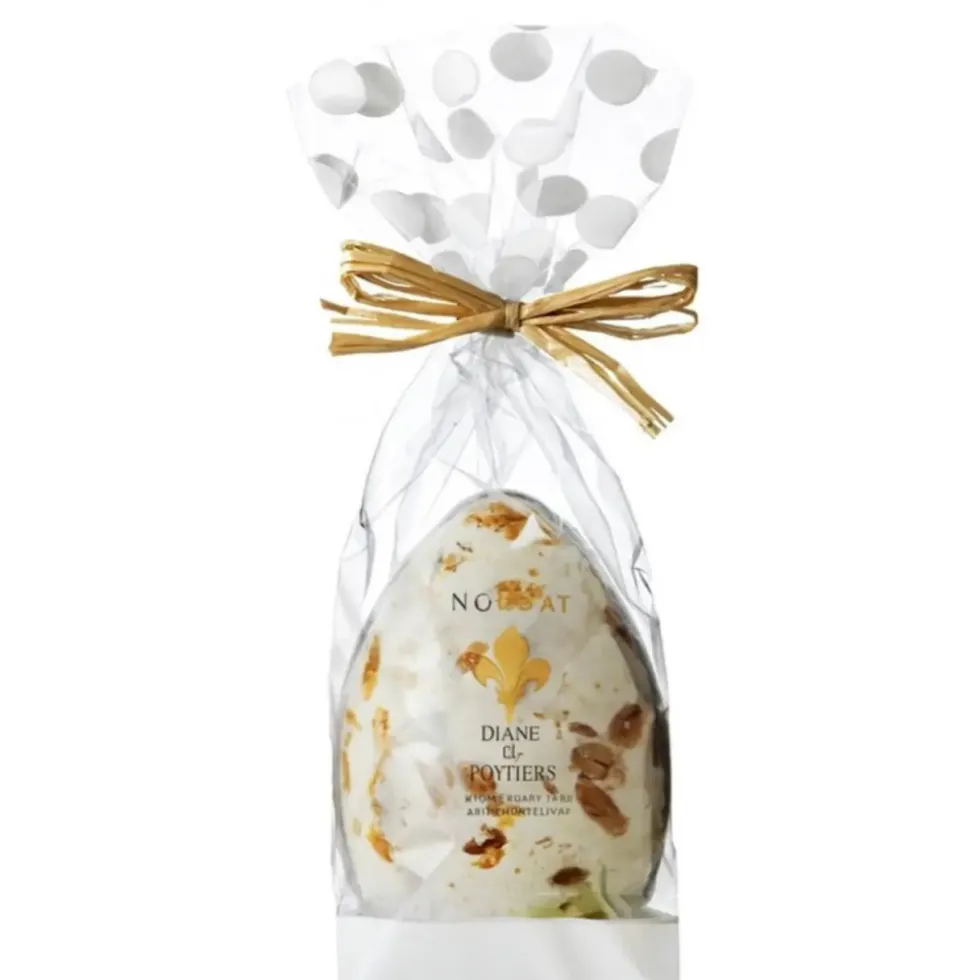 Œuf en nougat garni de papillotes Diane de Poitiers
