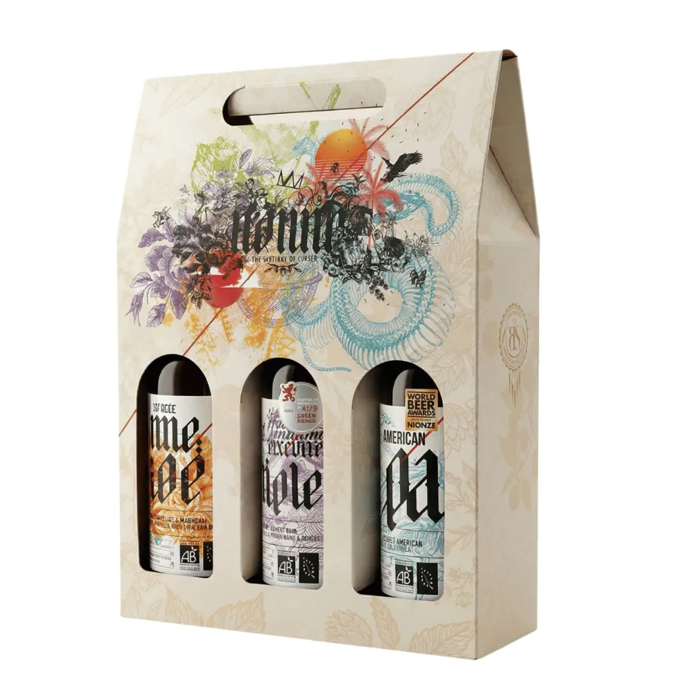 Valisette Nonne bio + 1 verre Nonne - 2 x 75 cl