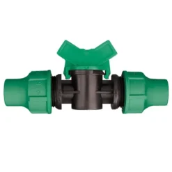 Vanne d'arrêt d'eau avec bague de serrage D 16 mm