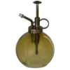 Vaporisateur boule en verre vert - Ø 9,9 x H 16,7 cm