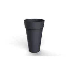 Vase haut Toscane XXL Gris anthracite D48 x H80