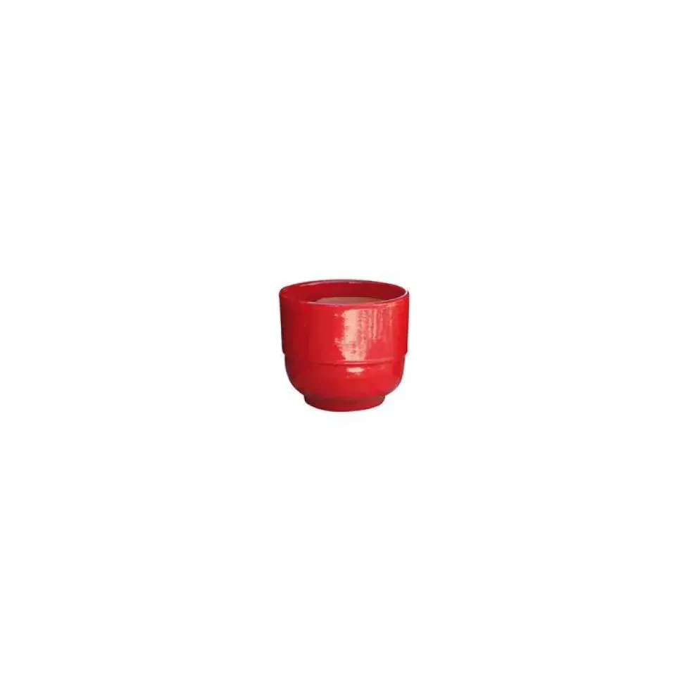 Vase Rebord coquelicot H 19 x Ø 21 cm