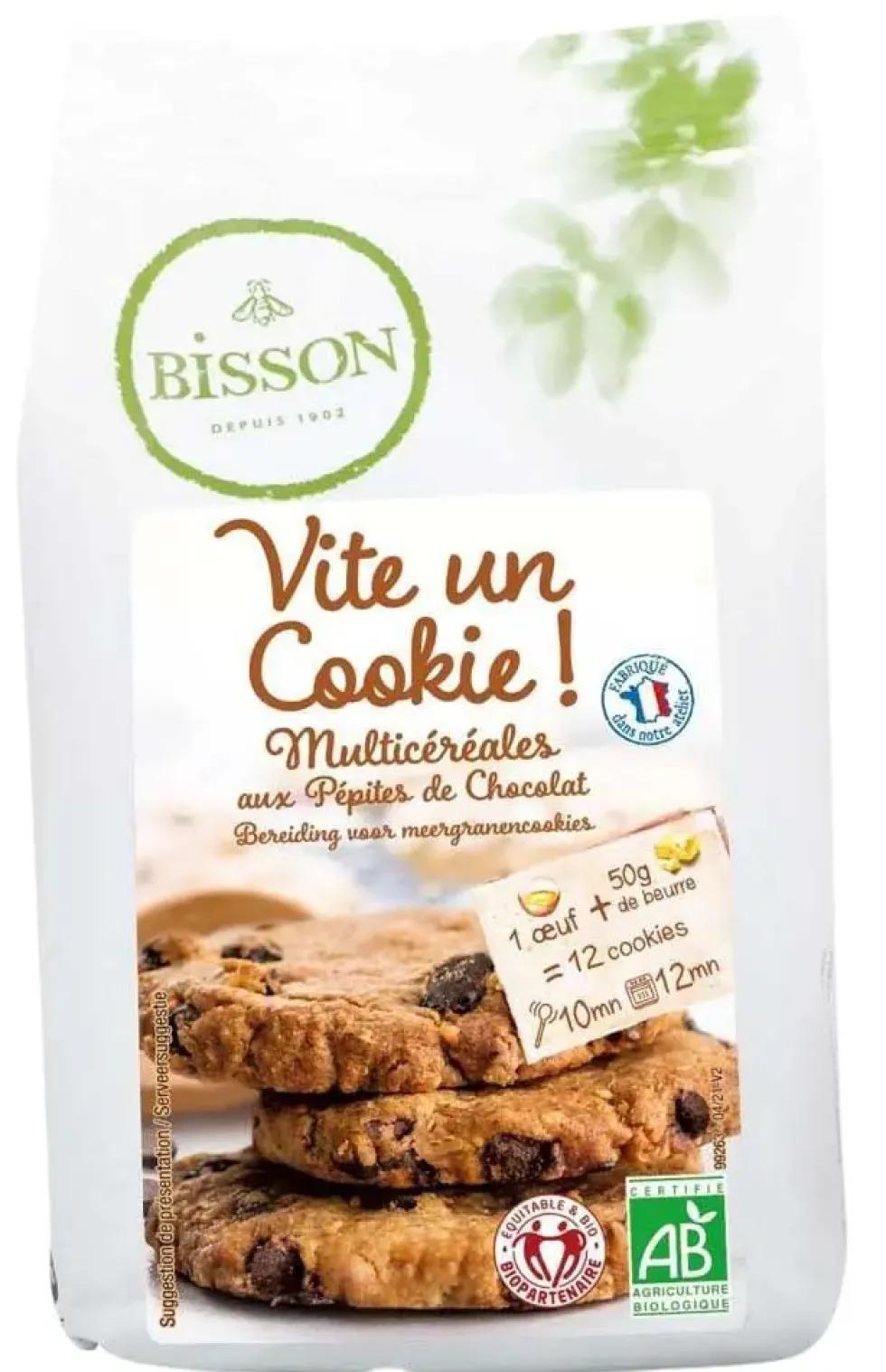 Vite un cookie multicéréales bio Priméal - 300 g